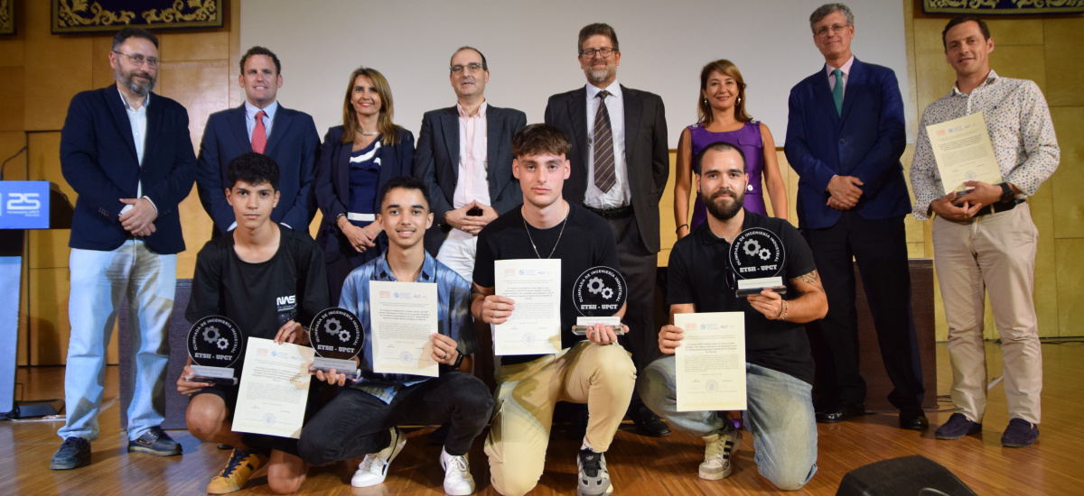 La Escuela de Industriales entrega los premios de la IV Olimpiada de Ingeniería Industrial de la Región de Murcia